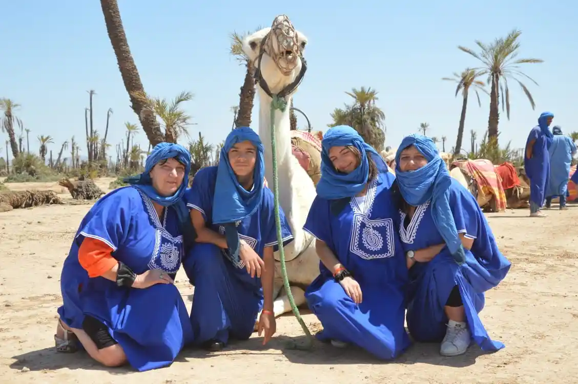 Safe camel ride experience Marrakech